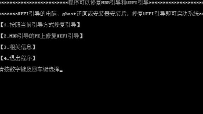 聯(lián)樂(lè)實(shí)業(yè)教你用Legacy模式和Uefi模式引導(dǎo)修復(fù)軟件